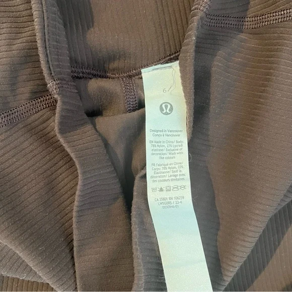 Lululemon Ribbed Align Mini-Flare Leggings - Picture 5 of 6